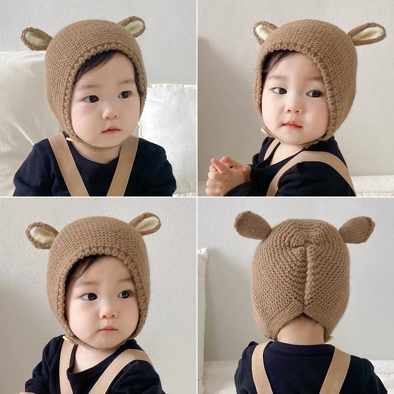 Rabbit Knitted Children's Ear Protection Hat